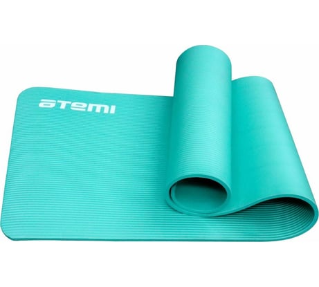 Коврик для йоги и фитнеса ATEMI AYM05BE, NBR, 183x61x1.0 см, голубой 00-00005946