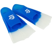 Тренировочные ласты ATEMI 500 силикон, р. 33-34, голубые/белые 00-00007676
