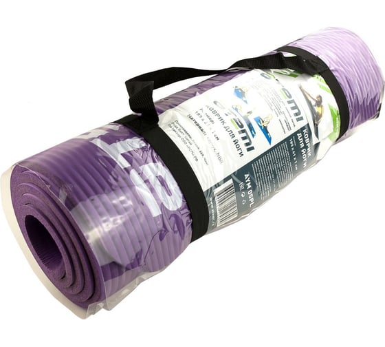Туристический коврик ATEMI AYM05PL, NBR, 183x61x1.0 см, фиолетовый 00-00005938