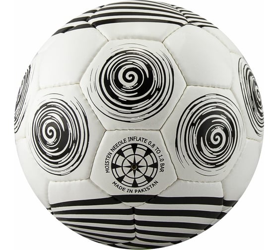 Футбольный мяч ATEMI Novus TARGET, PVC, белый/чёрный, р.5, 00-00000416