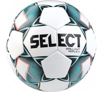 Футбольный мяч ATEMI SELECT BRILLANT Replica, 811608-102 белый/голубой/красный, размер 5, 00-00007574