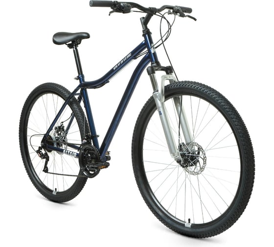 Велосипед ALTAIR MTB HT 29 2.0 29 D, 21 скорость, рост 19, 2001, темно-синий/серебристый RBKT1M19G004