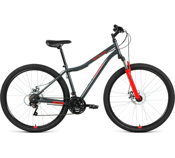 Велосипед ALTAIR MTB HT 29 2.0 29 D, 21 скорость, рост 19, 2001, темно-серый/красный RBKT1M19G005 1