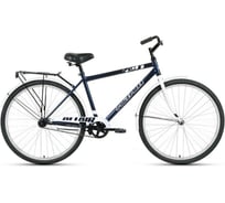 Велосипед ALTAIR CITY 28 high, 1 скорость, рост 19, 2020-2021 г, темно-синий/серый RBKT1YN81003