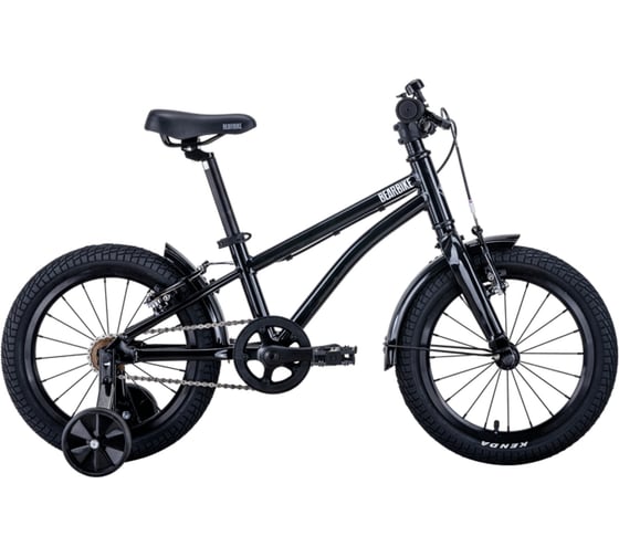 Велосипед BEARBIKE Kitez 16 D, 1 скорость, рост OS, 2020-2021г, черный 1BKB1K3C1T03
