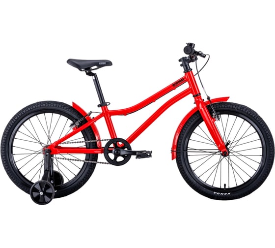 Велосипед Bearbike Kitez 20, 20 D, 1 скорость, рост OS, 2020-2021г, красный 1BKB1K301T06