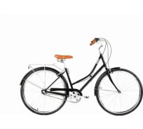 Велосипед BEARBIKE Lissabon 700C, 3 скорости, рост 450 мм, 2020-2021г, черный 1BKB1C183Z05