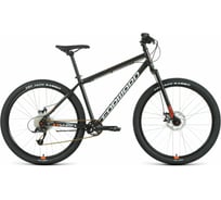 Велосипед FORWARD SPORTING 27.5 X, 9 скоростей, рост 17, черный/оранжевый RBKW1M179005