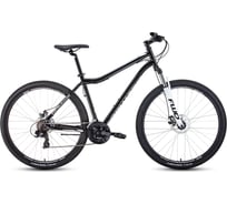 Велосипед FORWARD SPORTING 29 2.0 disc, 21 скорость, рост 19, 2020-2021г, черный/белый RBKW1M19G015