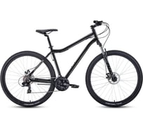 Велосипед FORWARD SPORTING 29 2.0 disc, 21 скорость, рост 19, 2020-2021г, черный/темно-серый RBKW1MN9Q010