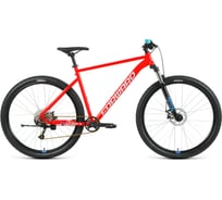 Велосипед FORWARD SPORTING 29 XX, 9 скоростей, рост 19, красный/синий RBKW1M198020