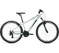 Велосипед Forward APACHE 27.5 12 S, 21 скорость, рост 15, серый/бирюзовый RBKW1M37GS03