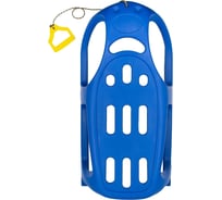 Санки с металлическими полозьями Oktan, синие, пластиковые Т3-1-010