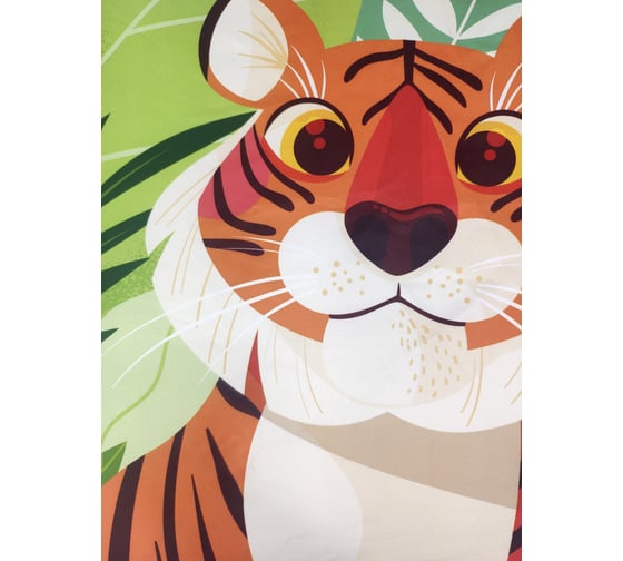 Мягкая прямоугольная ледянка с ручками Hotenok Тигр 45х65 см ledtray_3tigr