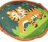 Мягкая круглая ледянка с ручками Hotenok Тигр d50см ledtray_1tigr 2