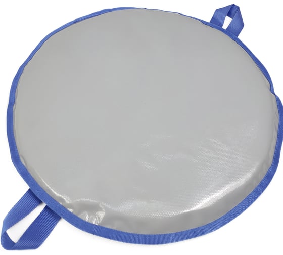 Мягкая круглая ледянка с ручками Hotenok Зимний Заяц d50 см ledtray_1zayc