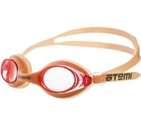 Очки для плавания ATEMI силикон, бежевый/розовый, N7103 00000042658