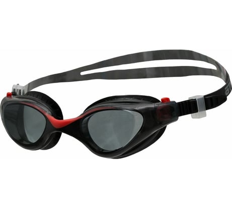 Детские очки для плавания ATEMI, силикон, черный/красный, M704 00-00007630