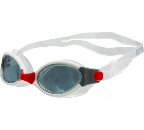 Очки для плавания ATEMI силикон, белый/красный, B504 00-00007626