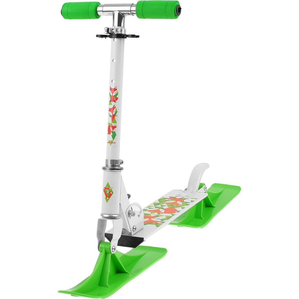 Зимний самокат-снегокат GRAFFITI 2 в 1 Лисы 3550182 - выгодная цена ...