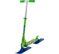 Зимний самокат-снегокат GRAFFITI 2 в 1 Динозаврики 4291940