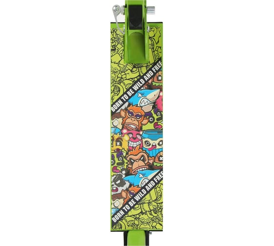 Зимний самокат-снегокат GRAFFITI 2 в 1 Комиксы 6913018
