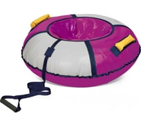 Надувная ватрушка Nika Классик 70 см, баклажан/серебро ТБ1К-70/БС2