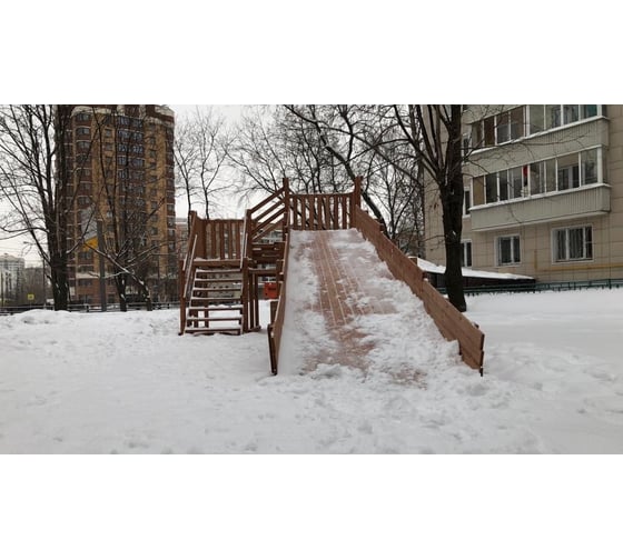Детская заливная горка MoyDvor Swan-2