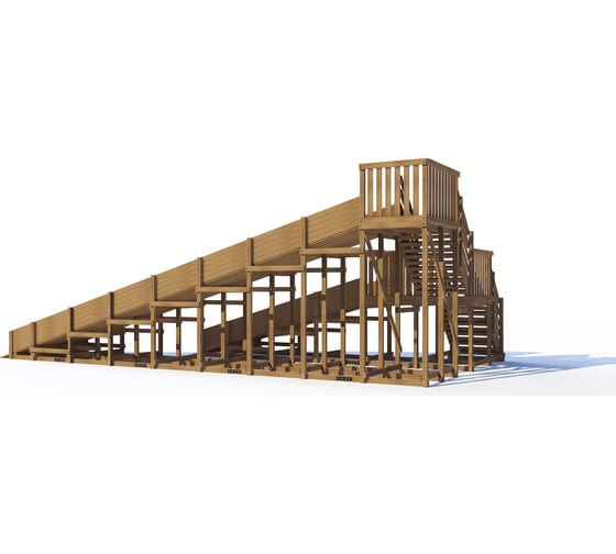 Детская заливная горка MoyDvor Swan-4