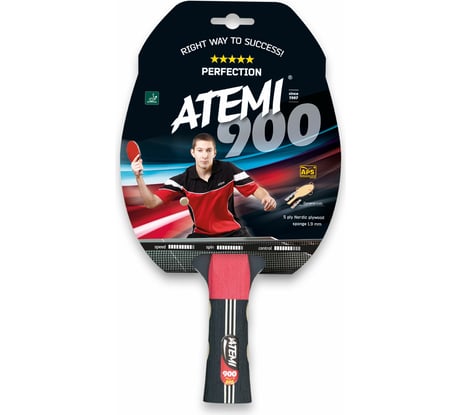 Ракетка для настольного тенниса ATEMI 900 CV 00000030342