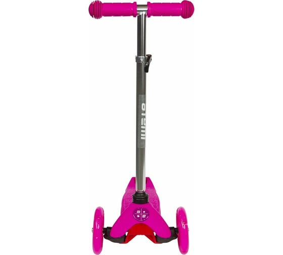 Детский самокат ATEMI Baby Road колеса 118/76 мм, светодиоды, розовый, AKC01C 00-00006917