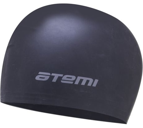 Шапочка для плавания ATEMI тонкий силикон, черный, TC409 00-00007646