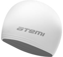 Шапочка для плавания ATEMI тонкий силикон, белая, TC407 00000098096