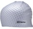 Шапочка для плавания ATEMI силикон, бабл, серебро, BS75 00-00007638 2