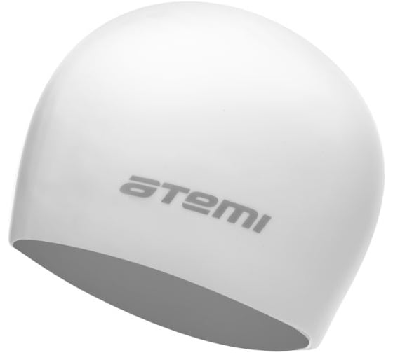 Шапочка для плавания ATEMI силикон, б/м, белый, RC307 00-00007644