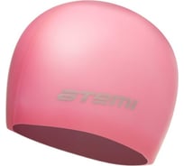 Шапочка для плавания ATEMI силикон, вишневая, SC304 00000095793