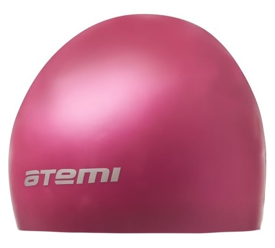 Шапочка для плавания ATEMI силикон, вишневая, SC104 00000023872
