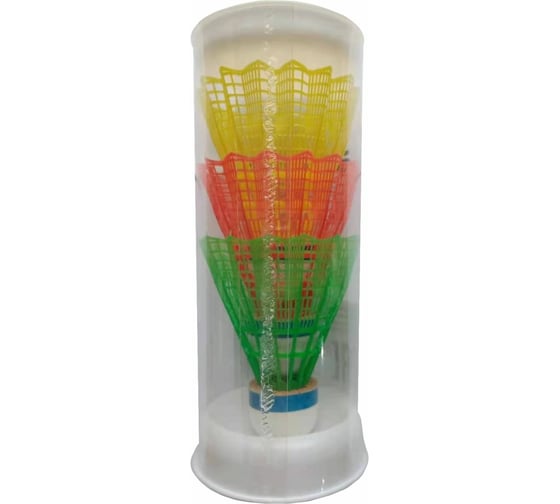 Набор воланов ATEMI cork, 3 шт., цветные, BAV-7 00-00006707