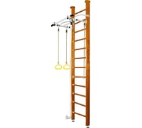Шведская стенка Kampfer Helena Ceiling №3, классический, высота 3 м, белый антик, турник K01404013