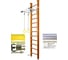 Шведская стенка Kampfer Helena Ceiling №3, классический, высота 3 м, белый антик, турник K01404013 2