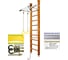 Шведская стенка Kampfer Helena Ceiling №3, классический, стандарт, белый антик, турник K01404015 2