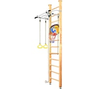Шведская стенка Kampfer Helena Ceiling Basketball Shield №1, натуральный, высота 3 м, антик, турник K06547005