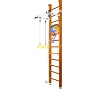 Шведская стенка Kampfer Helena Ceiling Basketball Shield №3, классический, высота 3 м, белый, турник K06547014