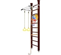 Шведская стенка Kampfer Helena Ceiling Basketball Shield №5, шоколадный, стандарт, антик, турник K06547023