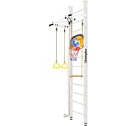 Шведская стенка Kampfer Helena Ceiling Basketball Shield №6, жемчужный, высота 3 м, белый, турник K06547026