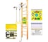 Шведская стенка Kampfer Helena Ceiling Busyboard №1, натуральный, стандарт, бизиборд, желтый K08555002 2
