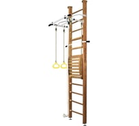Шведская стенка Kampfer Helena Maxi Ceiling №2, ореховый, высота 3м, антик, турник K01405009