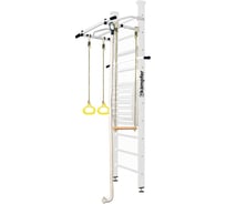 Шведская стенка Kampfer Helena Maxi Ceiling №6, жемчужный, стандарт, антик, турник K01405027