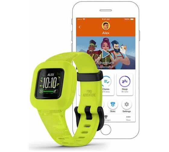 Фитнес-браслет Garmin vivofit jr3 Camo Green 010-02441-00