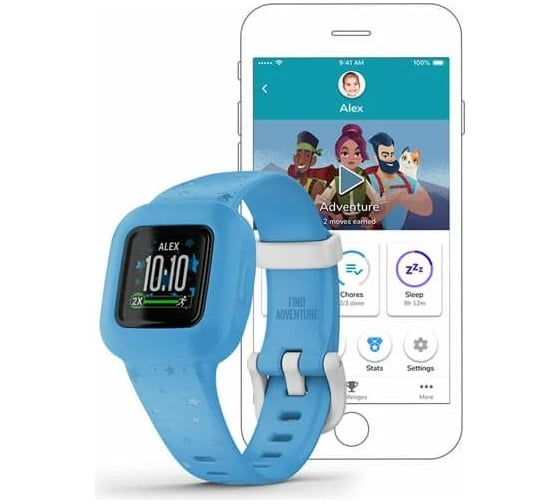 Фитнес-браслет Garmin vivofit jr3 WW Blue Stars 010-02441-02
